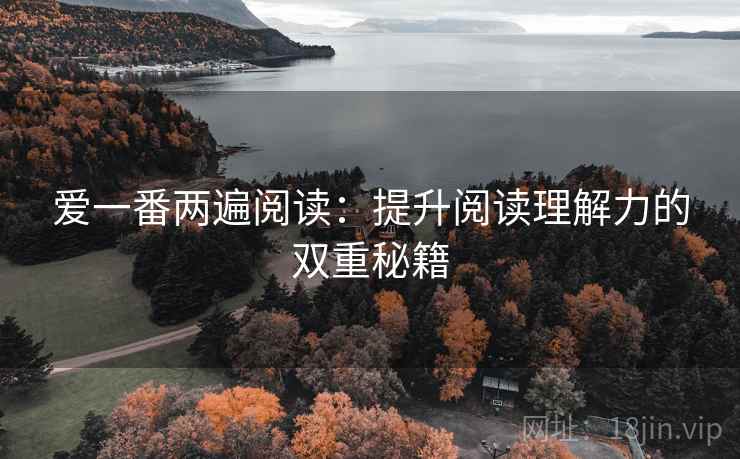 爱一番两遍阅读：提升阅读理解力的双重秘籍