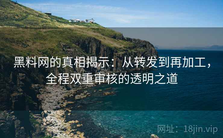 黑料网的真相揭示：从转发到再加工，全程双重审核的透明之道